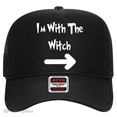 Funny Halloween I'm With The Witch  Hat