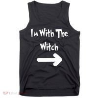 Funny Halloween I'm With The Witch  Tank Top thumb 0