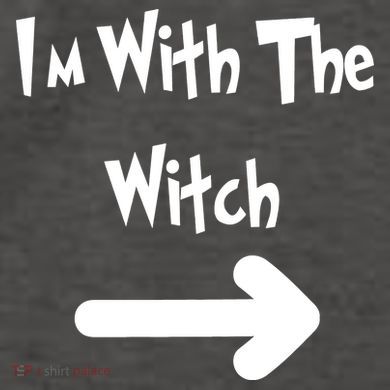 Funny Halloween I'm With The Witch  Vector Backpack