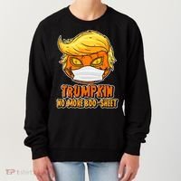 Funny Halloween Trumpkin No More Boo-Sheet Women's Sweatshirt thumb 0