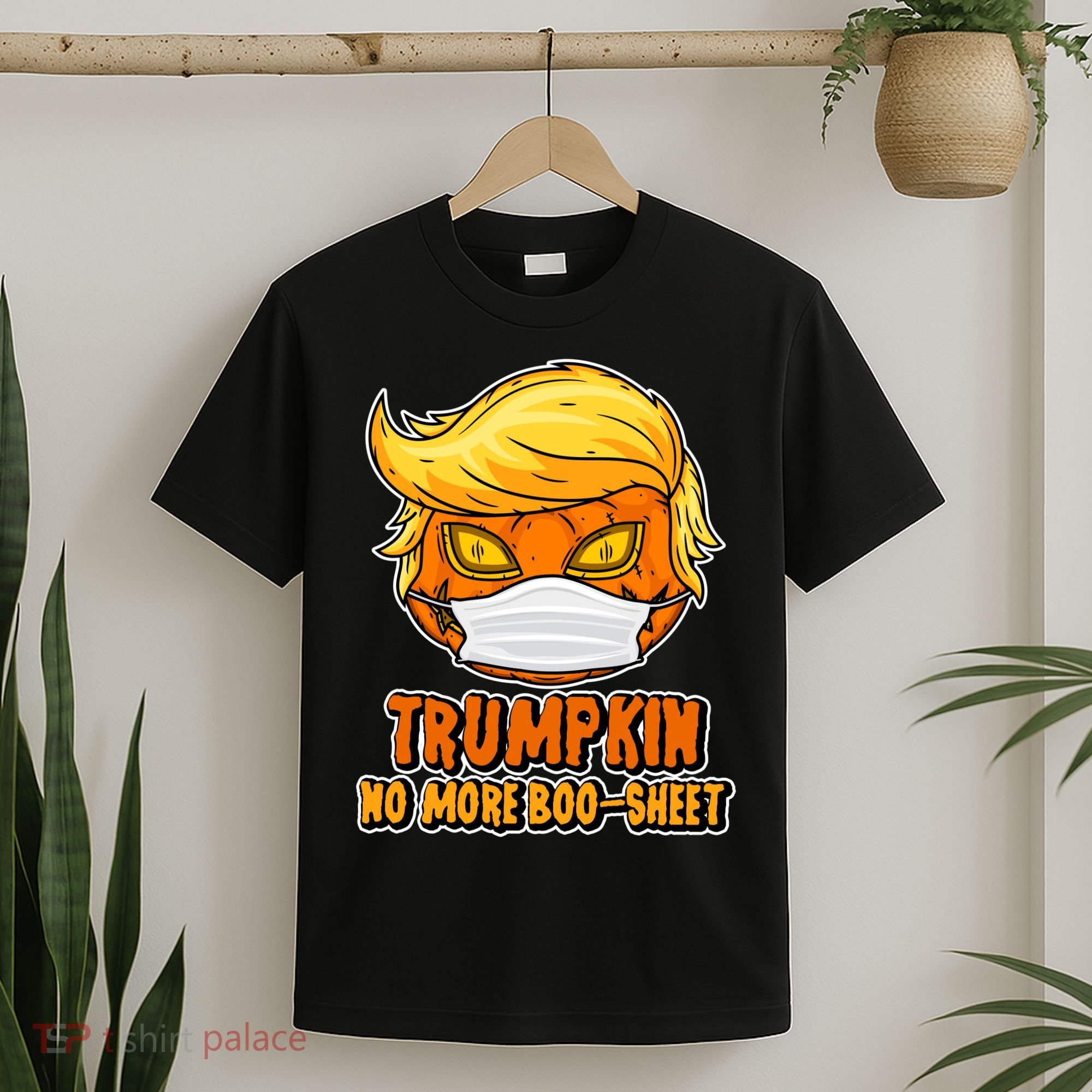 Funny Halloween Trumpkin No More Boo-Sheet T-Shirt