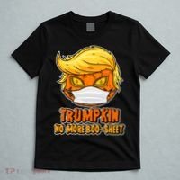 Funny Halloween Trumpkin No More Boo-Sheet T-Shirt thumb 5