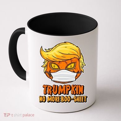 Funny Halloween Trumpkin No More Boo-Sheet Coffee Mug