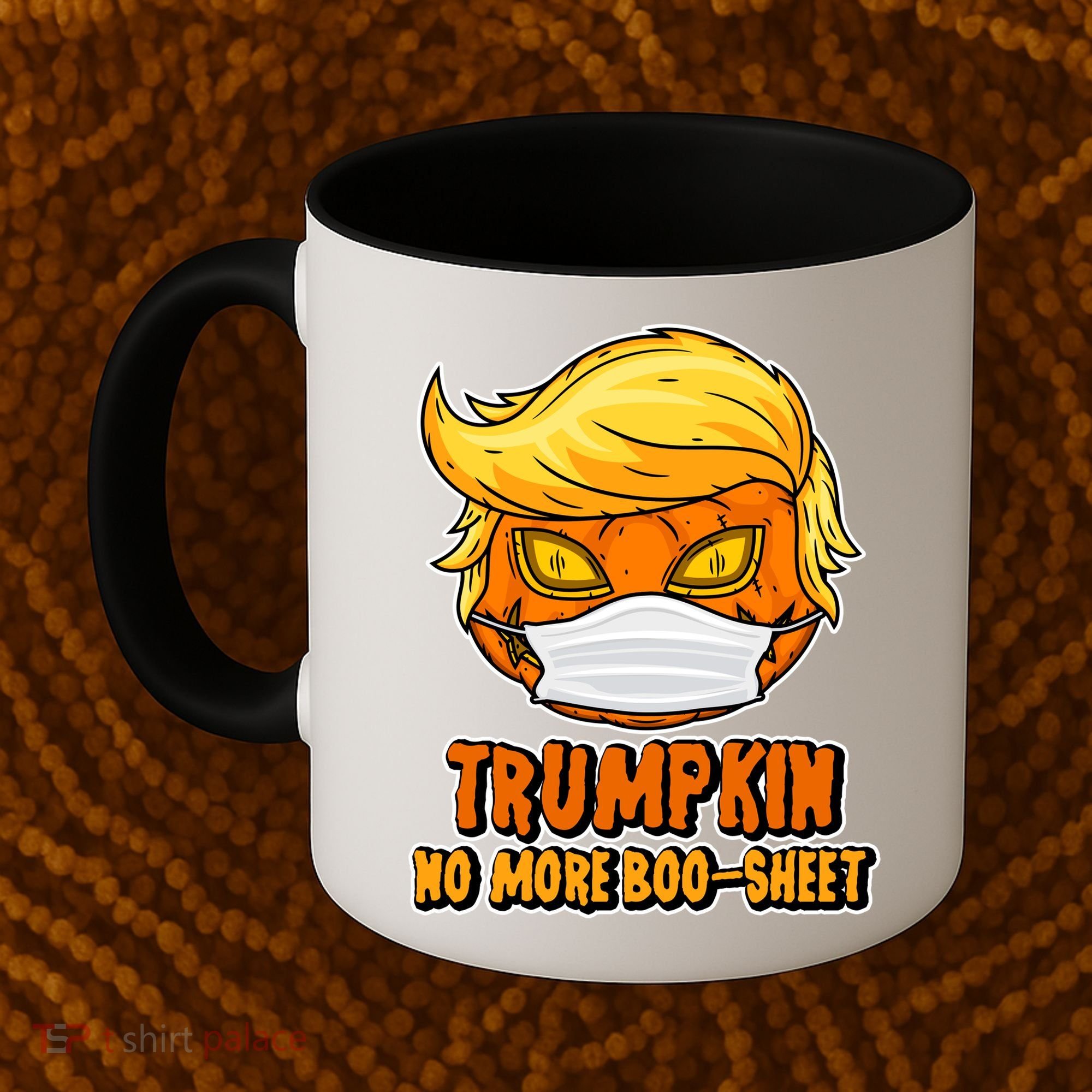 Funny Halloween Trumpkin No More Boo-Sheet Coffee Mug