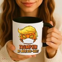 Funny Halloween Trumpkin No More Boo-Sheet Coffee Mug thumb 3