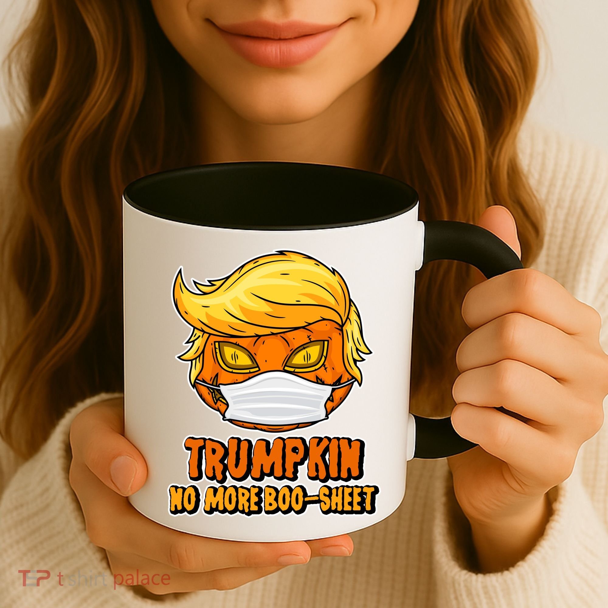 Funny Halloween Trumpkin No More Boo-Sheet Coffee Mug