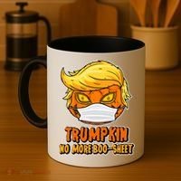 Funny Halloween Trumpkin No More Boo-Sheet Coffee Mug thumb 4