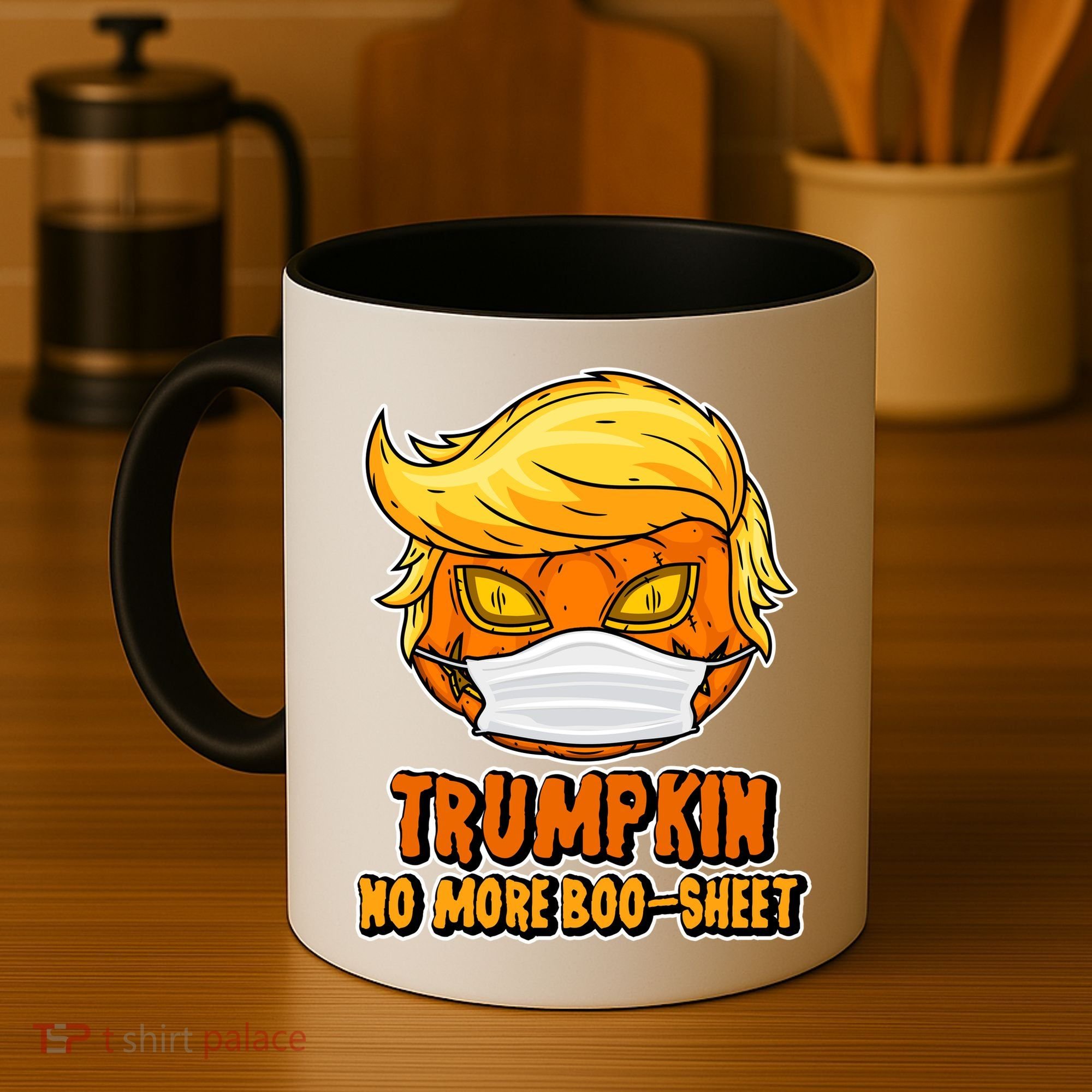 Funny Halloween Trumpkin No More Boo-Sheet Coffee Mug