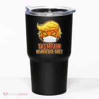 Funny Halloween Trumpkin No More Boo-Sheet Tumbler thumb 0