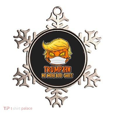 Funny Halloween Trumpkin No More Boo-Sheet Ornament