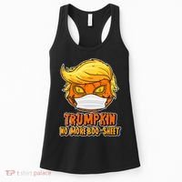Funny Halloween Trumpkin No More Boo-Sheet Women's Tank Top thumb 0