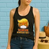 Funny Halloween Trumpkin No More Boo-Sheet Women's Tank Top thumb 2