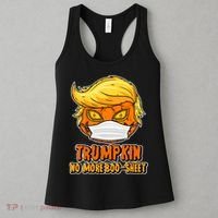 Funny Halloween Trumpkin No More Boo-Sheet Women's Tank Top thumb 3