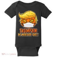 Funny Halloween Trumpkin No More Boo-Sheet Baby Bodysuit thumb 0