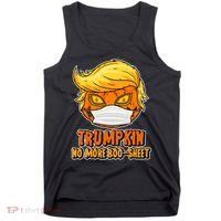 Funny Halloween Trumpkin No More Boo-Sheet Tank Top thumb 0