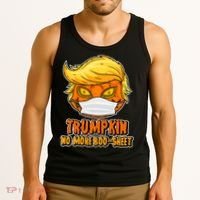 Funny Halloween Trumpkin No More Boo-Sheet Tank Top thumb 3
