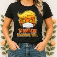 Funny Halloween Trumpkin No More Boo-Sheet Women's T-Shirt thumb 2