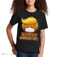 Funny Halloween Trumpkin No More Boo-Sheet Kids T-Shirt thumb 2
