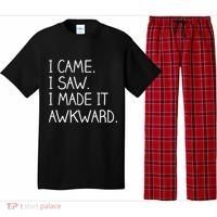 Funny Hand Written - I Came. I Saw. I Made It Awkward. Pajama Set thumb 0