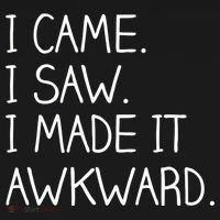 Funny Hand Written - I Came. I Saw. I Made It Awkward. Women's Hoodie thumb 2