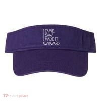 Funny Hand Written - I Came. I Saw. I Made It Awkward. Visor thumb 0