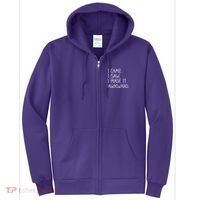 Funny Hand Written - I Came. I Saw. I Made It Awkward. Full Zip Hoodie thumb 0