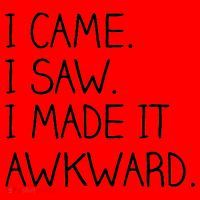 Funny Hand Written - I Came. I Saw. I Made It Awkward. Santa Hat thumb 1