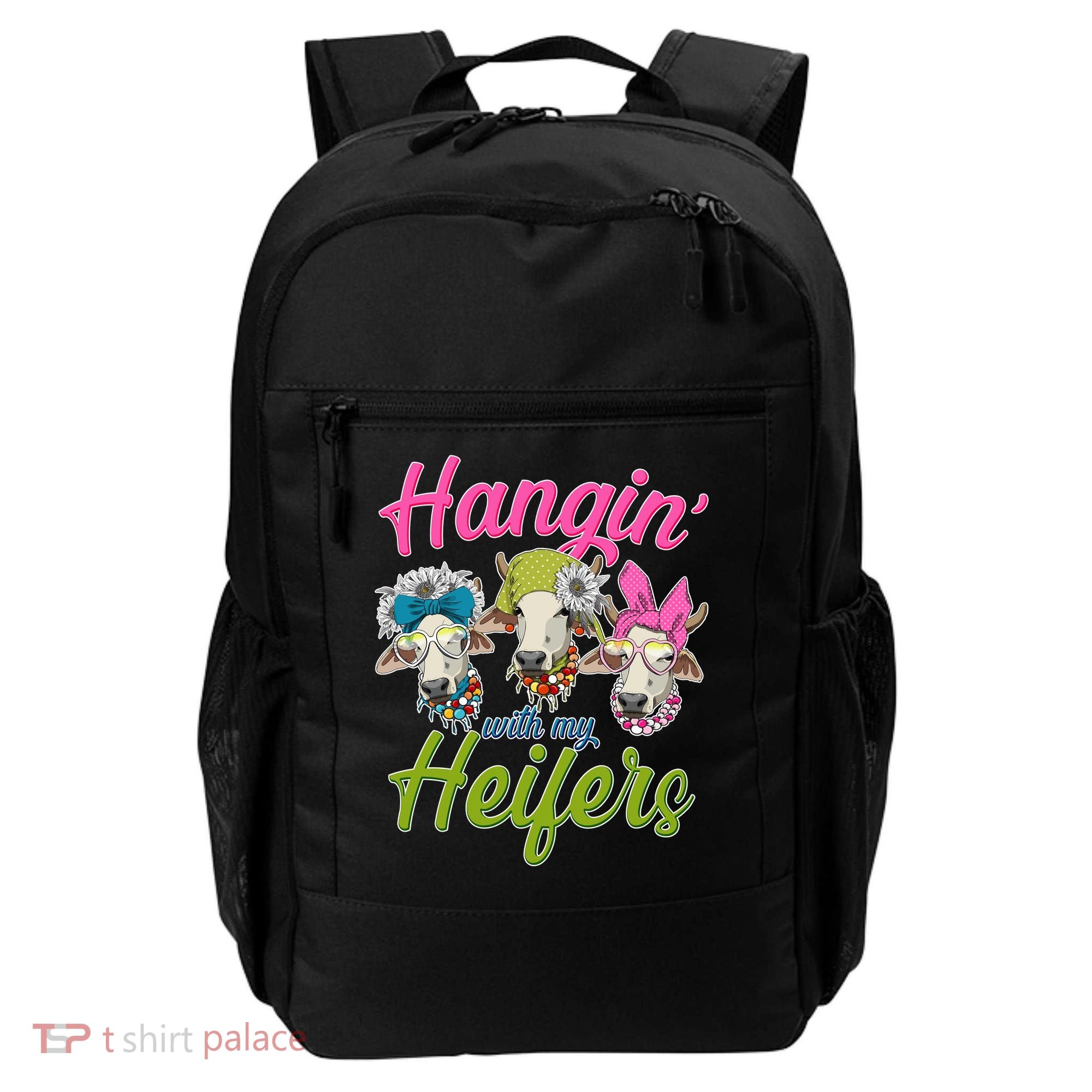 Funny Hangin' With My Heifers Cows Backpack