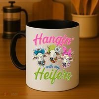 Funny Hangin' With My Heifers Cows Coffee Mug thumb 4