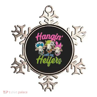 Funny Hangin' With My Heifers Cows Ornament