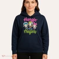 Funny Hangin' With My Heifers Cows Hoodie thumb 5