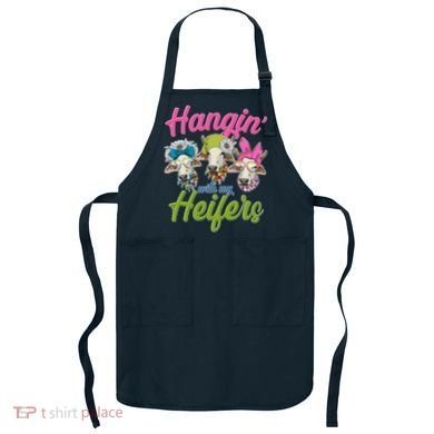 Funny Hangin' With My Heifers Cows Apron