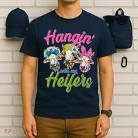 Funny Hangin' With My Heifers Cows T-Shirt thumb 6