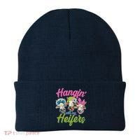 Funny Hangin' With My Heifers Cows Beanie thumb 0