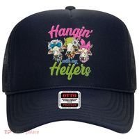 Funny Hangin' With My Heifers Cows Hat thumb 0