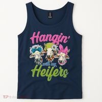 Funny Hangin' With My Heifers Cows Tank Top thumb 2