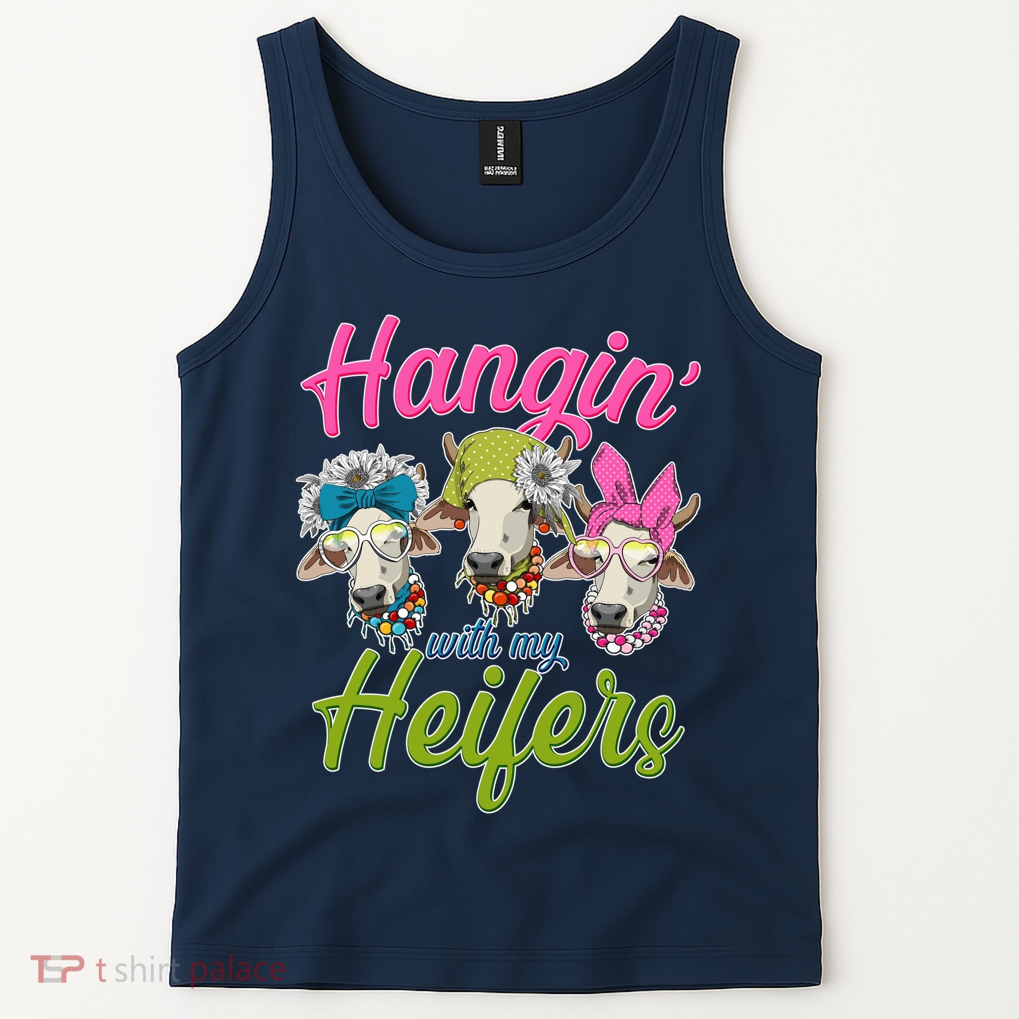 Funny Hangin' With My Heifers Cows Tank Top
