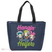 Funny Hangin' With My Heifers Cows Tote Bag thumb 0