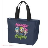 Funny Hangin' With My Heifers Cows Tote Bag thumb 3