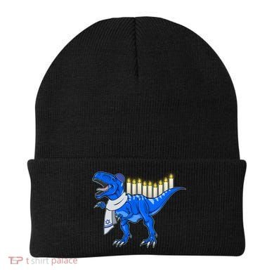 Funny Hanukah Menorasaurus T-Rex Dinosaur Beanie