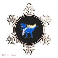 Funny Hanukah Menorasaurus T-Rex Dinosaur Ornament thumb 0