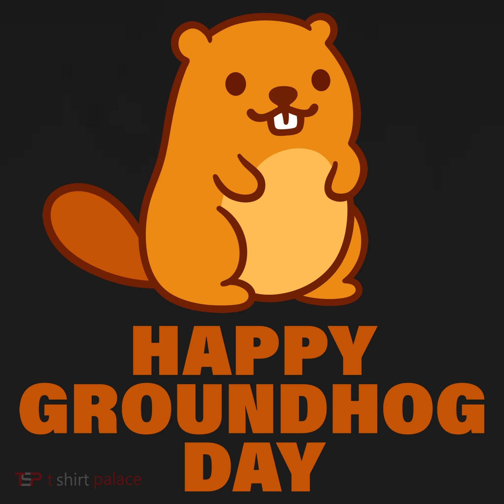 Funny Happy Groundhog Day  Apron