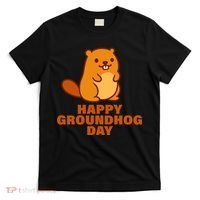 Funny Happy Groundhog Day  T-Shirt thumb 0