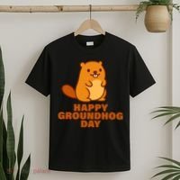 Funny Happy Groundhog Day  T-Shirt thumb 2