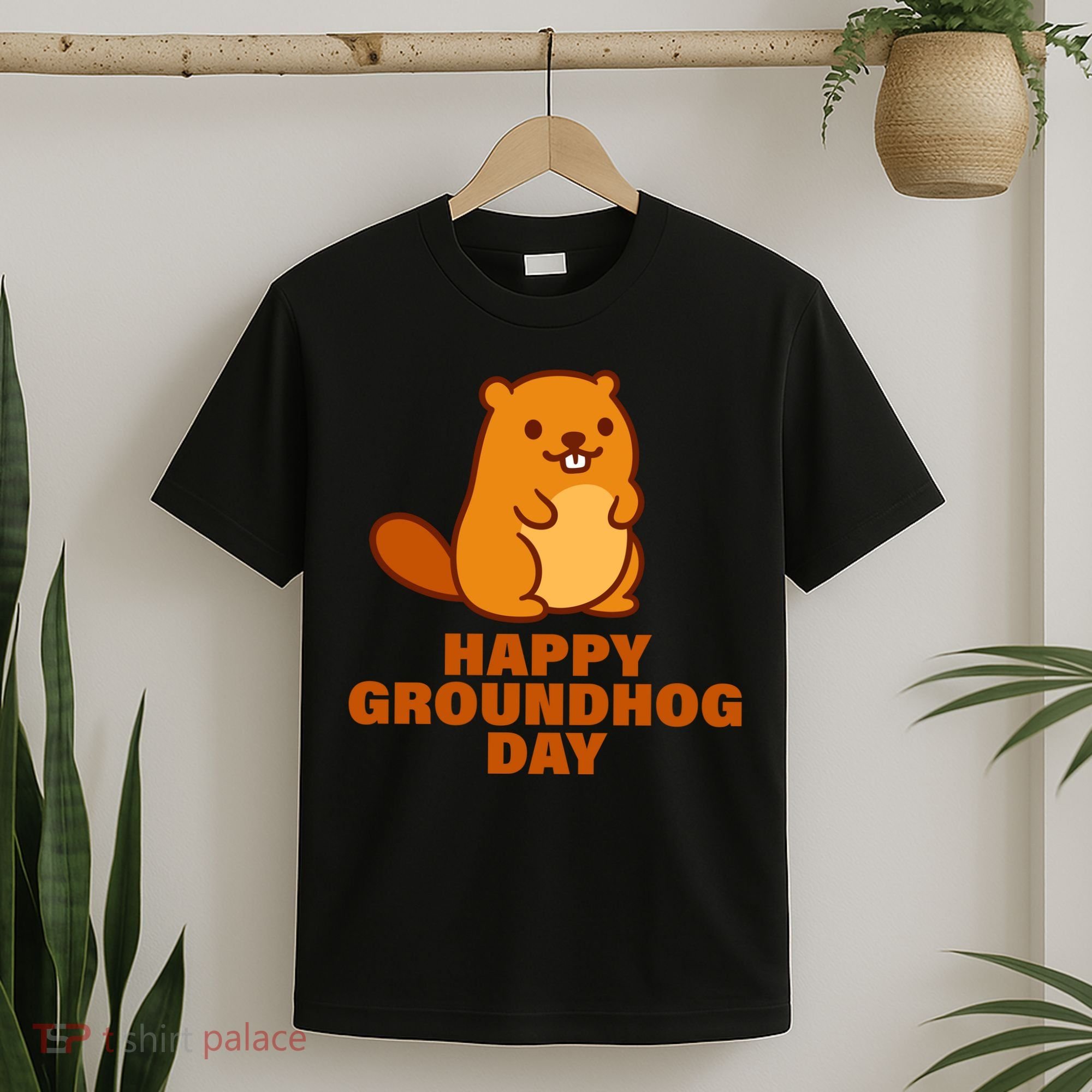Funny Happy Groundhog Day  T-Shirt