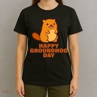Funny Happy Groundhog Day  T-Shirt thumb 4