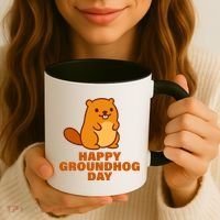 Funny Happy Groundhog Day  Coffee Mug thumb 3