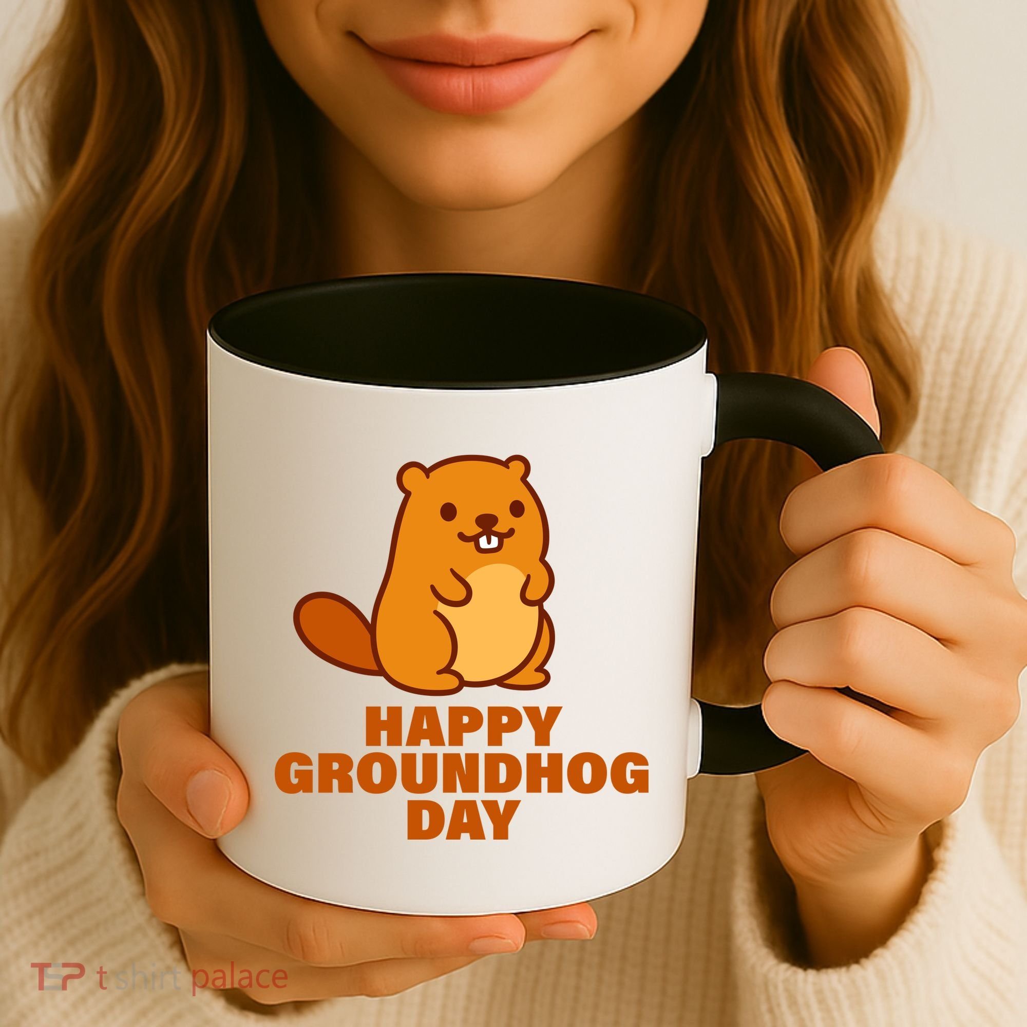 Funny Happy Groundhog Day  Coffee Mug