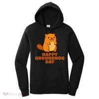 Funny Happy Groundhog Day  Women's Hoodie thumb 0
