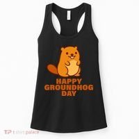 Funny Happy Groundhog Day  Women's Tank Top thumb 0